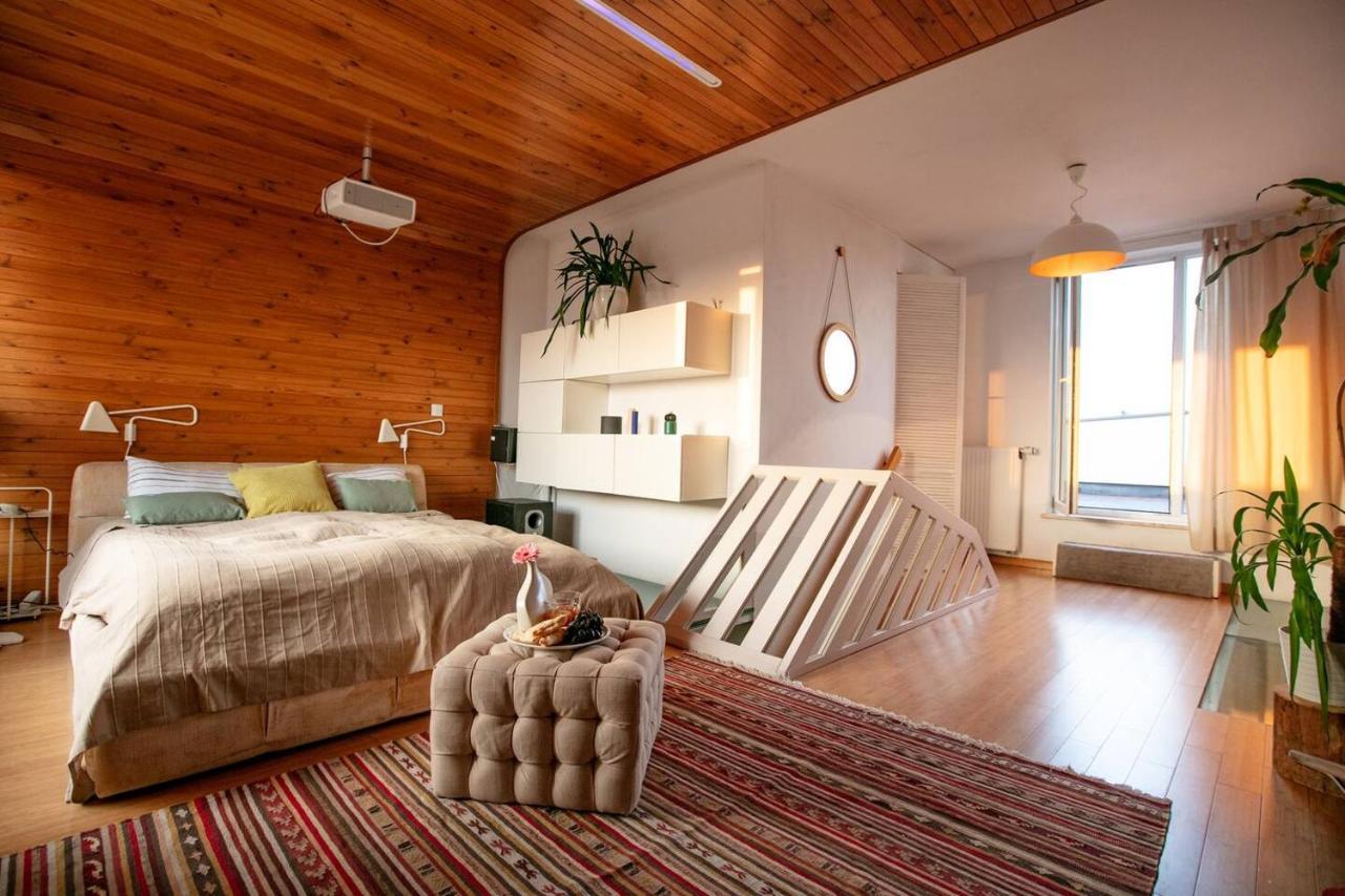 Dwupoziomowy, Rodzinny Apartament. Ochrona, Garaz. Warschau Buitenkant foto
