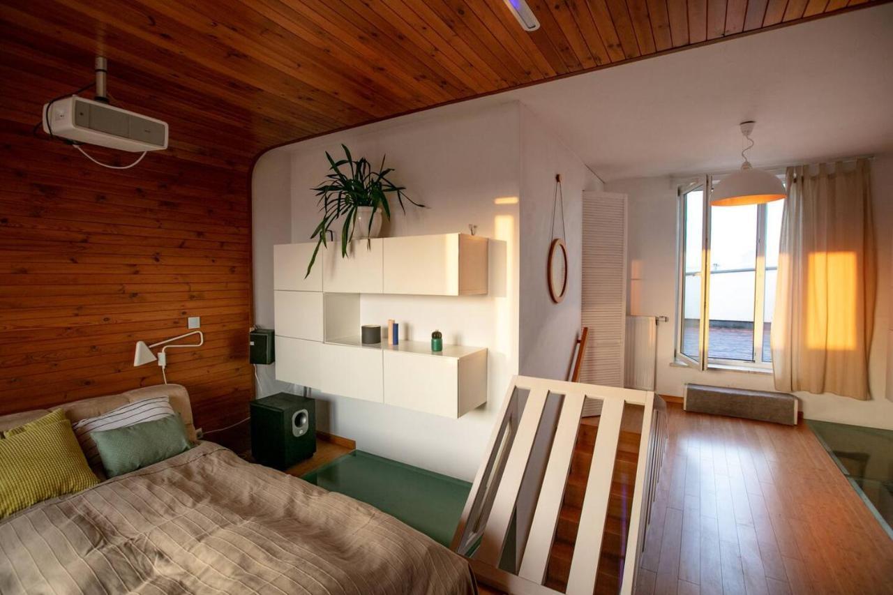 Dwupoziomowy, Rodzinny Apartament. Ochrona, Garaz. Warschau Buitenkant foto